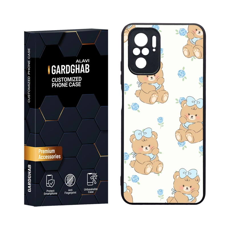 کاور گارد قاب مدل دورژله ای فانتزی مناسب برای گوشی موبایل شیائومی Redmi Note 10 4G / Note 10s / Poco M5s