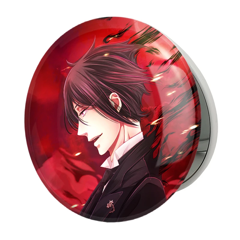 آینه جیبی خندالو طرح سباستین انیمه خادم سیاه مدل تاشو کد 16301