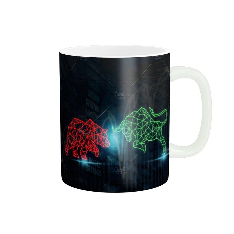 ماگ پادآفرین مدل ترید بورس بازارمالی تریدر کد p2971