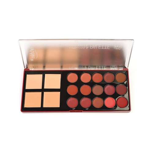 پالت رژلب و کانسیلر آرت اسکین مدل ponita شماره 01