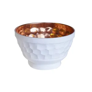 پیاله مسی مدل پایه دار مدرن کد 2