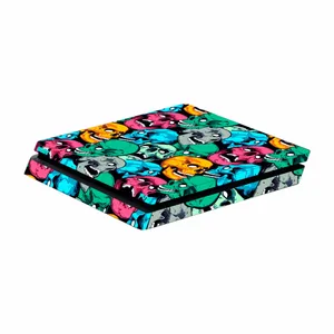 برچسب پلی استیشن 4 اس ای گییرز طرح Skull Pattern مدل اسلیم 