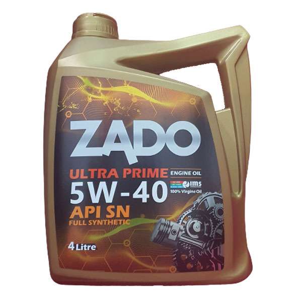 روغن موتور خودرو زادو مدل SAE 5W40-16000 حجم 4 لیتر