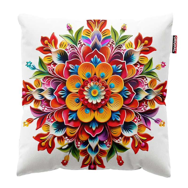 کوسن پاد آفرین مدل فرش و گلیم کد 23 سایز 40*40 سانتی متر
