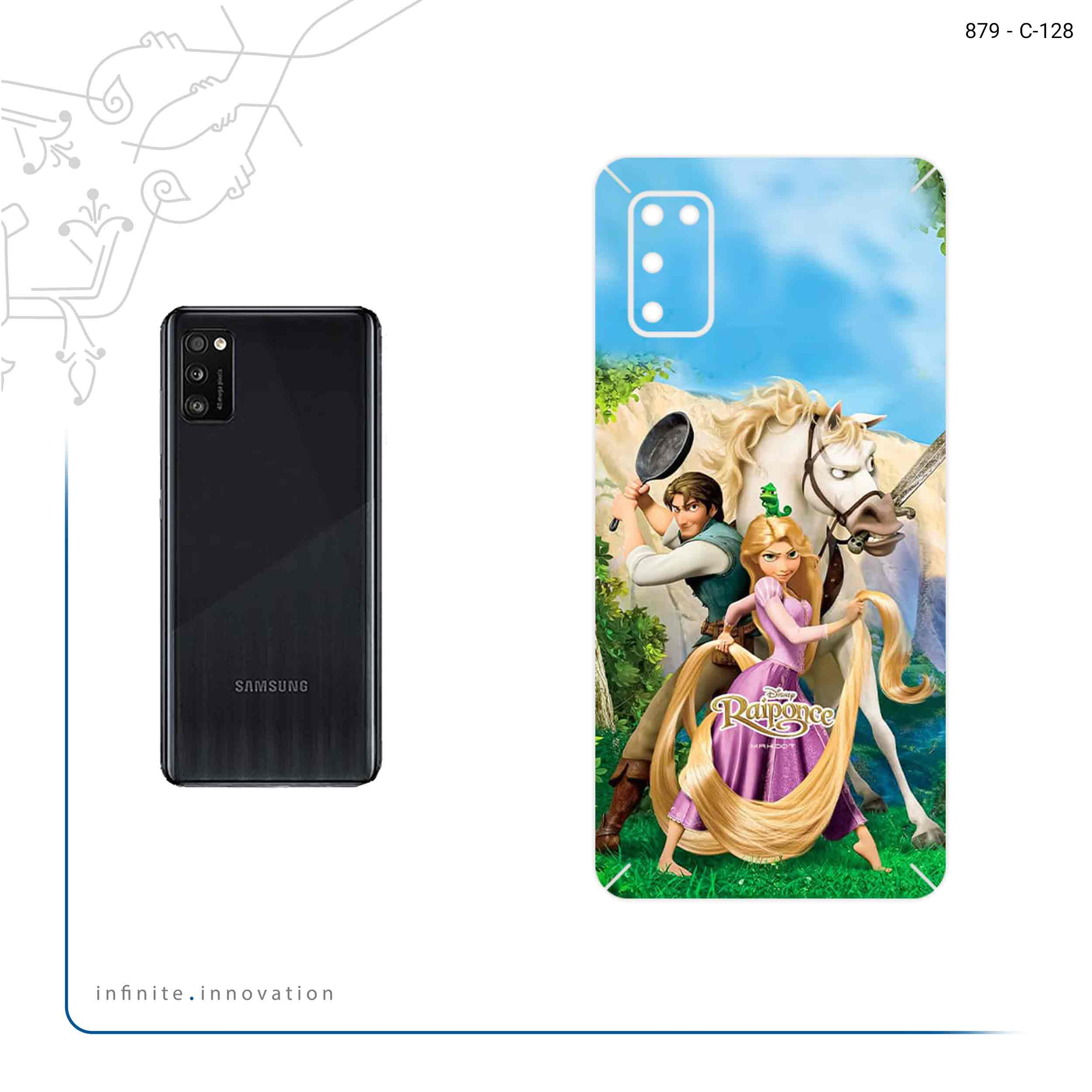 برچسب پوششی ماهوت مدل Rapunzel مناسب برای گوشی موبایل سامسونگ Galaxy A41