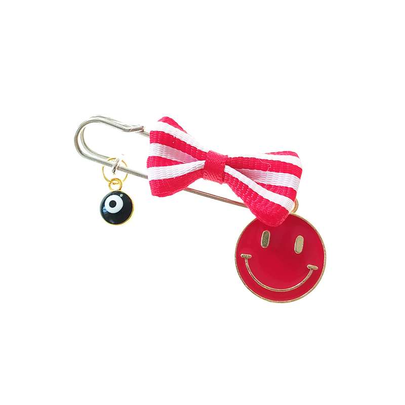 سنجاق سینه دخترانه مدل لبخند 02