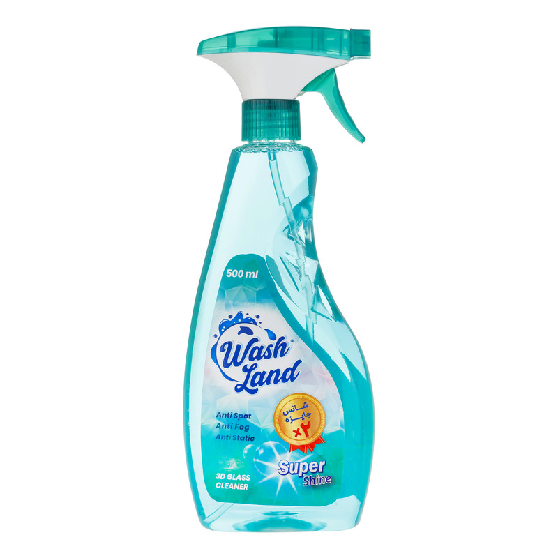 مایع شیشه پاک کن واش لند مدل Super Shine-03 حجم 500 میلی لیتر