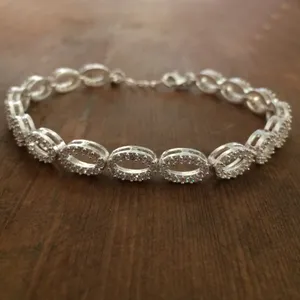 دستبند نقره زنانه  کد 3055