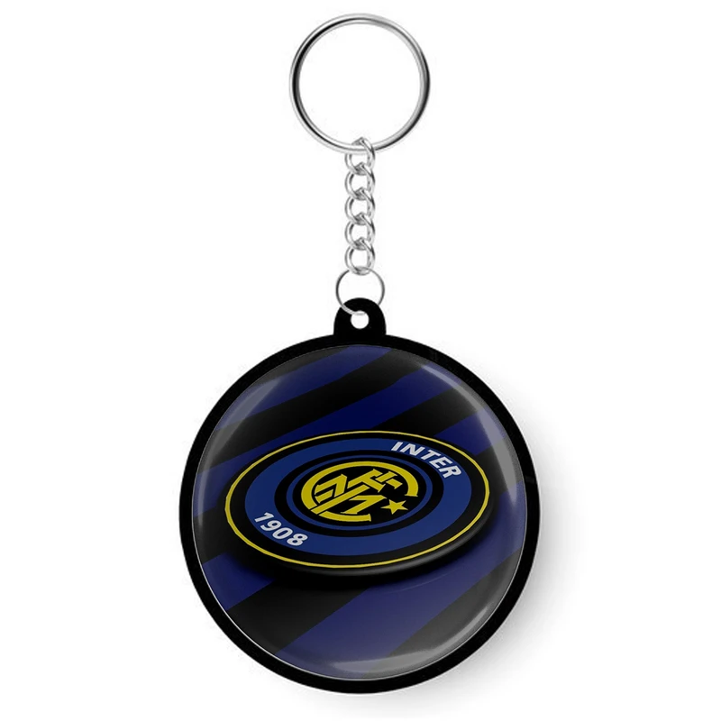 جاکلیدی مدل دوطرفه طرح لوگو تیم باشگاه فوتبال ایتالیا اینتر میلان S102