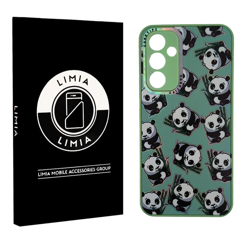 کاور لیمیا مدل فانتزی لنزدار طرح عروسکی شبرنگی مناسب برای گوشی موبایل سامسونگ Galaxy A54