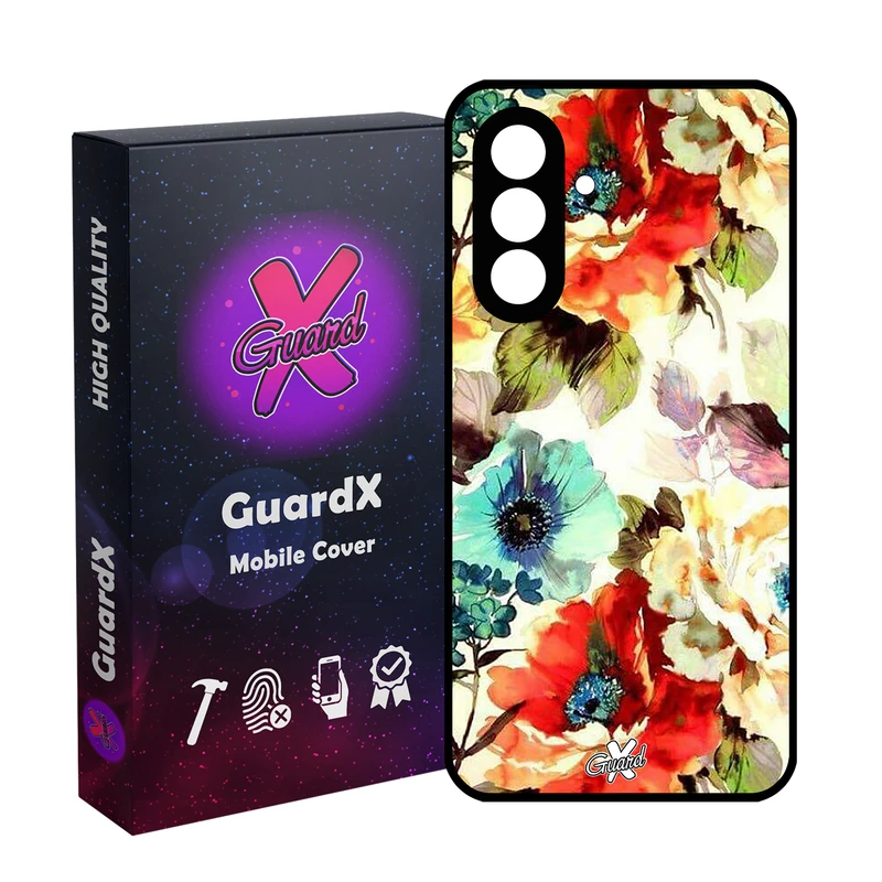 کاور گارد ایکس طرح گل مدل 10405 مناسب برای گوشی موبایل سامسونگ Galaxy S25 FE