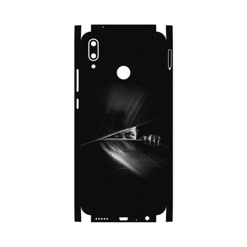 برچسب پوششی ماهوت مدل Black Portrait-FullSkin مناسب برای گوشی موبایل هوآوی Y9 2019