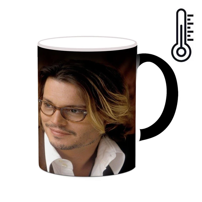 ماگ حرارتی کاکتی طرح جانی دپ Johnny Depp مدل mgh26493