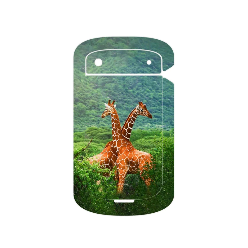 برچسب پوششی ماهوت مدل Giraffe مناسب برای گوشی موبایل بلک بری Bold Touch 9900