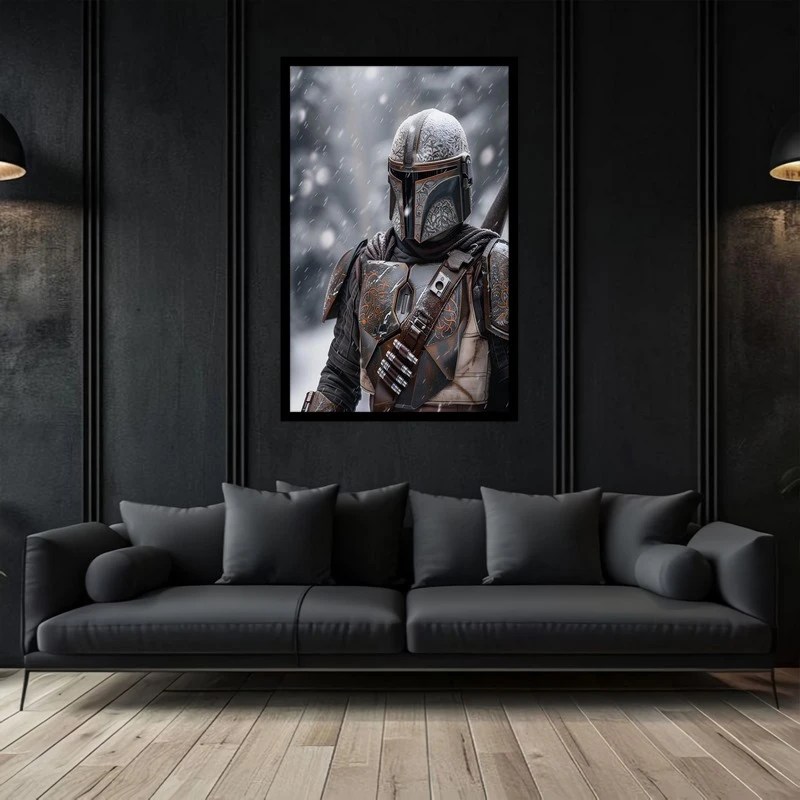 تابلو بکلیت طرح نقاشی و هنر دیجیتال شخصیت سینمایی جنگ ستارگان مدل B-bu2845