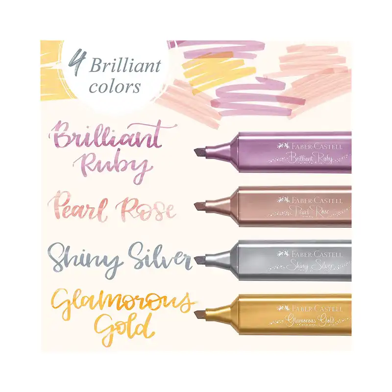 ماژیک علامت گذار فابر کاستل مدل Faber castell metalic