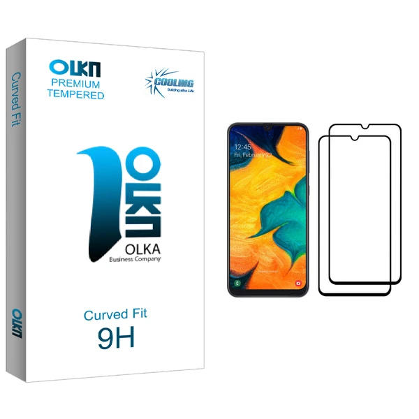 محافظ صفحه نمایش کولینگ مدل Olka glass مناسب برای گوشی موبایل سامسونگ Galaxy A30 بسته دو عددی