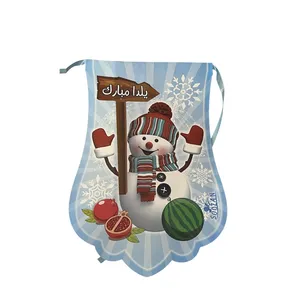 ریسه تزیینی مدل آویز طرح یلدا و ادم برفی