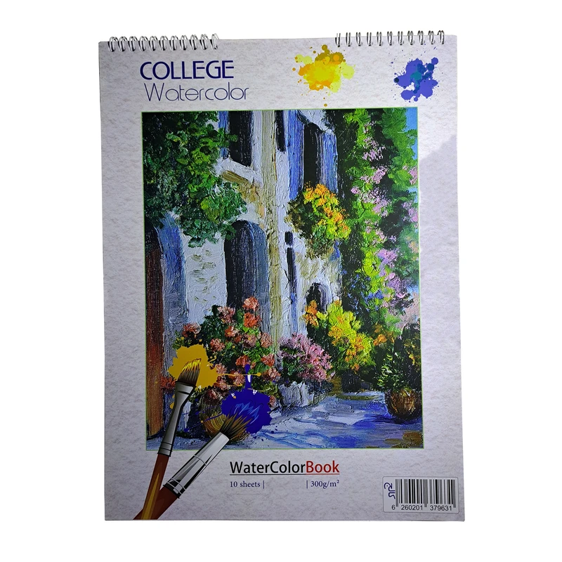 دفتر آبرنگ 10 برگ کالج مدل A3WP کد 42