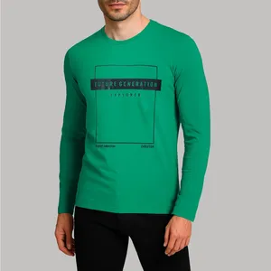 Baynet 2261573-573-Green Long Sleeve T-Shirt For Men