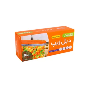 کیسه زیپ دار بادوک مدل S1 بسته 40 عددی
