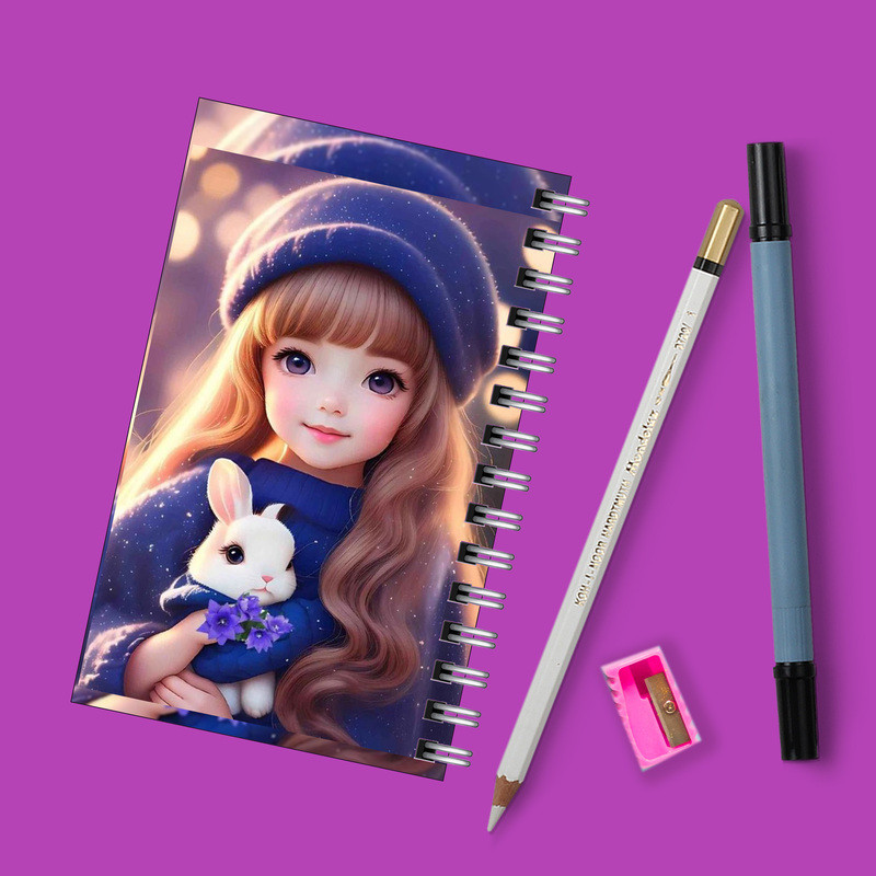 دفترچه یادداشت مدل to do list طرح دختر کیوت و خرگوش کد 4267467 دفترچه یادداشت مدل to do list طرح دختر کیوت و خرگوش کد 4267467