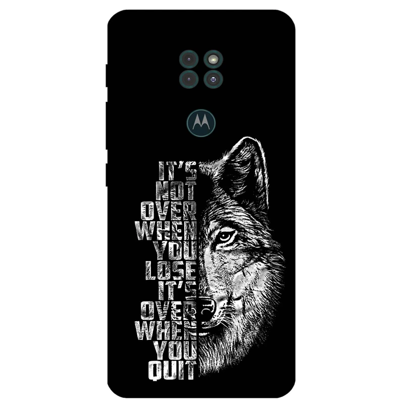 کاور مگافون طرح گرگ مدل 1894 مناسب برای گوشی موبایل موتورولا Moto G9 / G9 Play