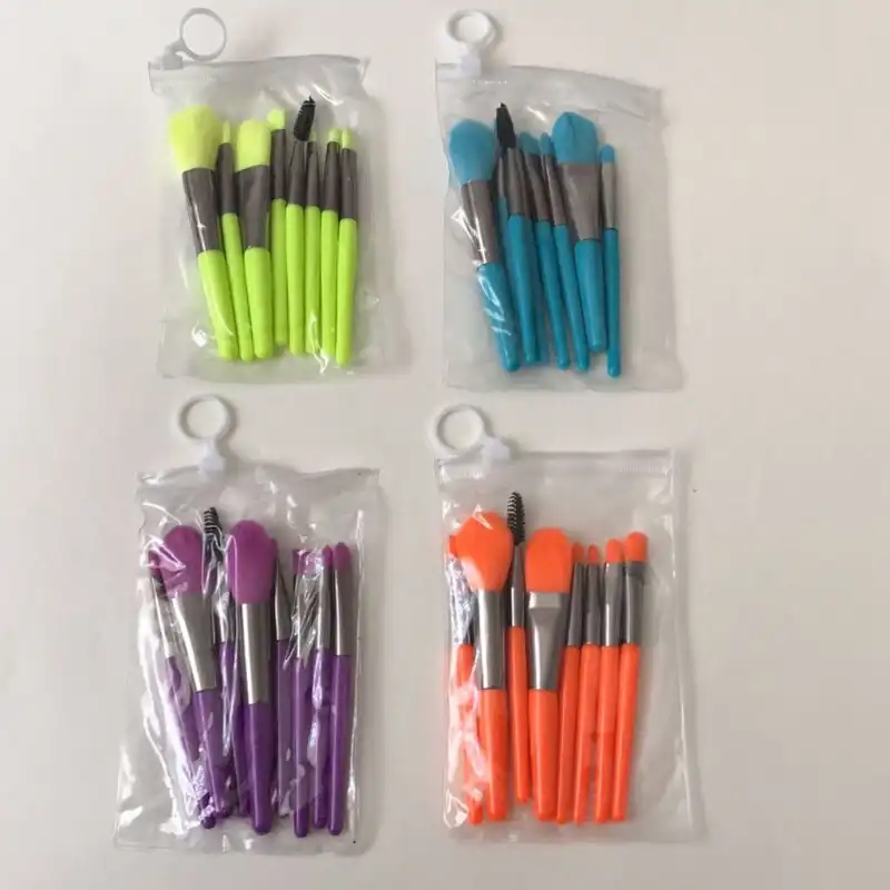 ست برس آرایشی مدل M-1 بسته 8 عددی