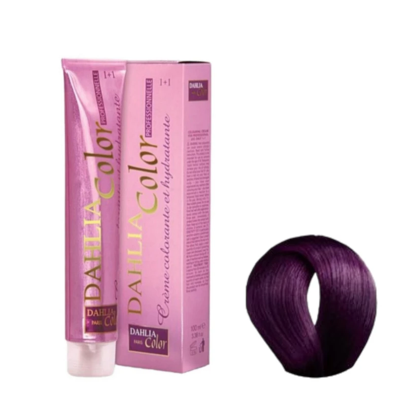 رنگ مو داهلیا مدل  PARIS شماره 6.2 حجم 100 میلی لیتر رنگ بلوند بنفش تیره