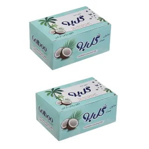صابون شستشو گل بو مدل نخل وزن 120 گرم مجموعه 2 عددی 
