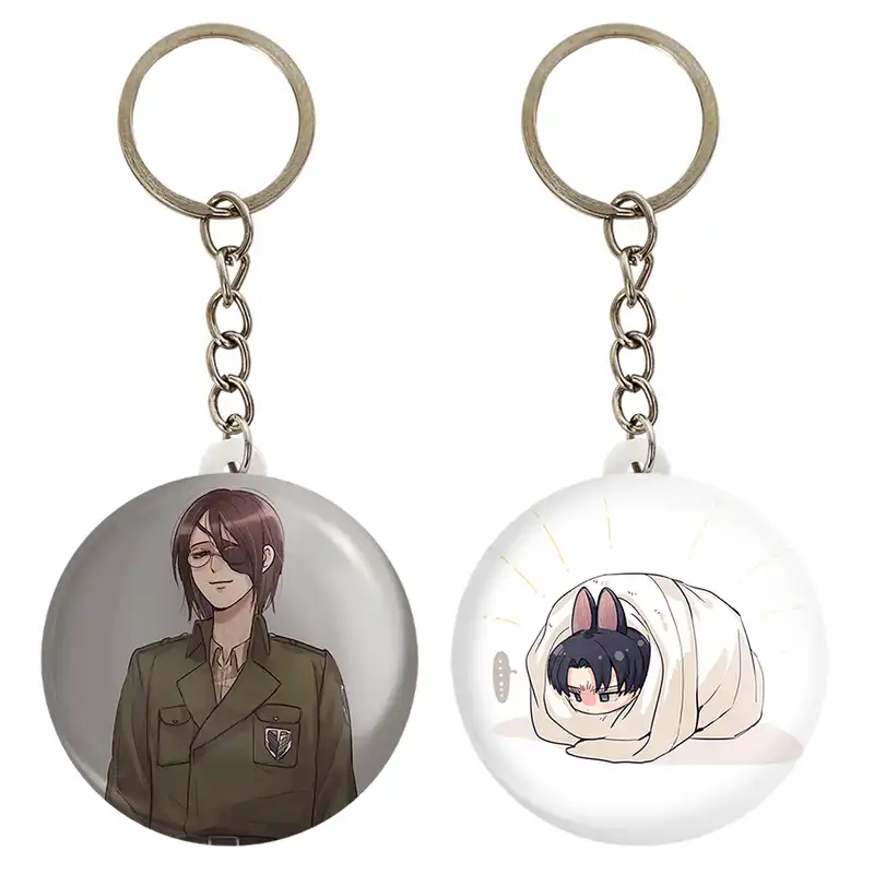 جاکلیدی خندالو مدل هانجی انیمه اتک آن تایتان کد 1860818615 مجموعه 2 عددی