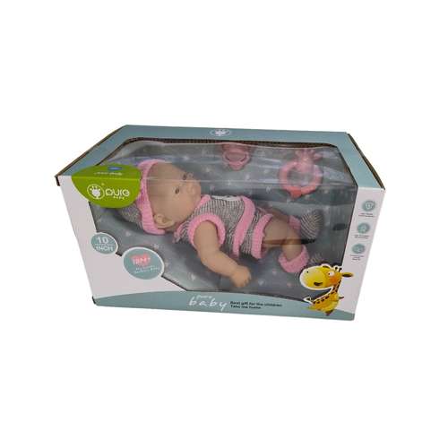 عروسک مدل نوزاد کد 582B ارتفاع 25 سانتیمتر