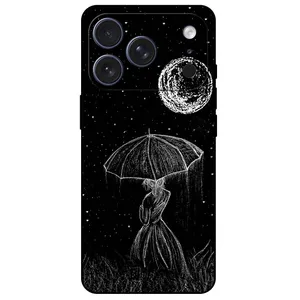 Megafone Girl and Moon 1369 Cover For Apple iPhone 17 Pro Max