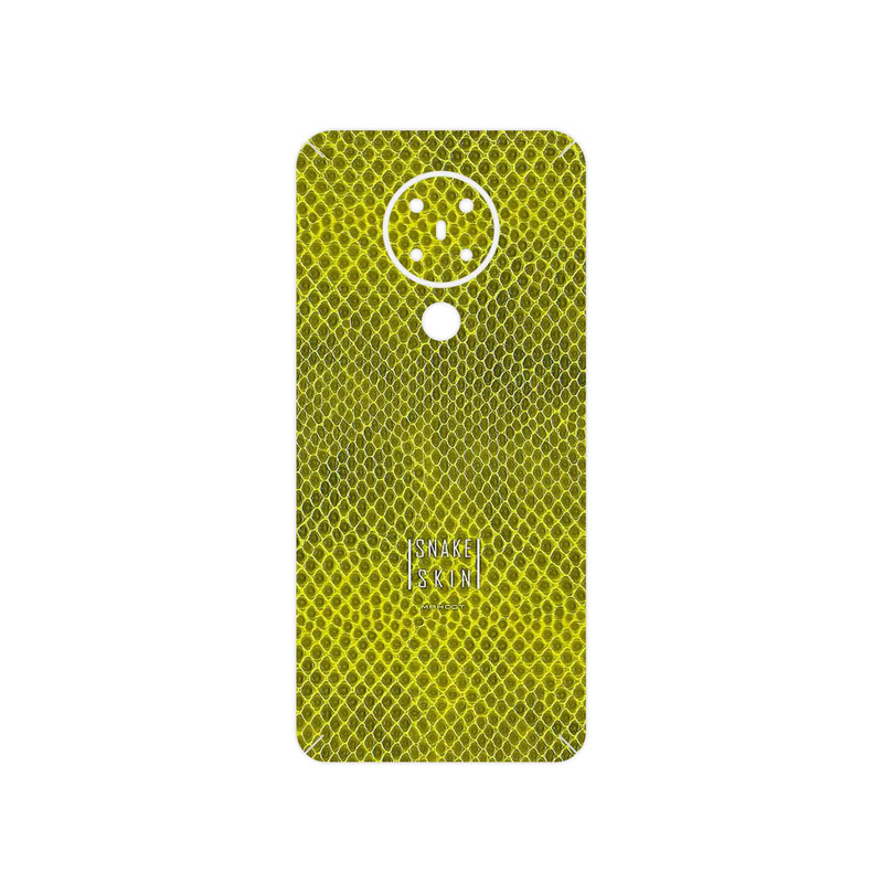 برچسب پوششی ماهوت مدل Yellow Snake Skin مناسب برای گوشی موبایل نوکیا 5.3