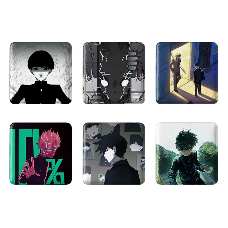 مگنت خندالو طرح انیمه موب سایکو Mob Psycho 100 کد 1540B مجموعه 6 عددی