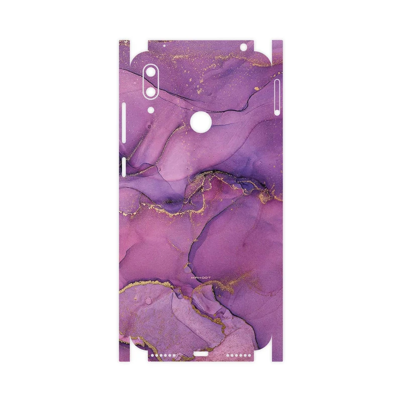 برچسب پوششی ماهوت مدل Purple Marble-FullSkin مناسب برای گوشی موبایل هوآوی Y7 Prime 2019
