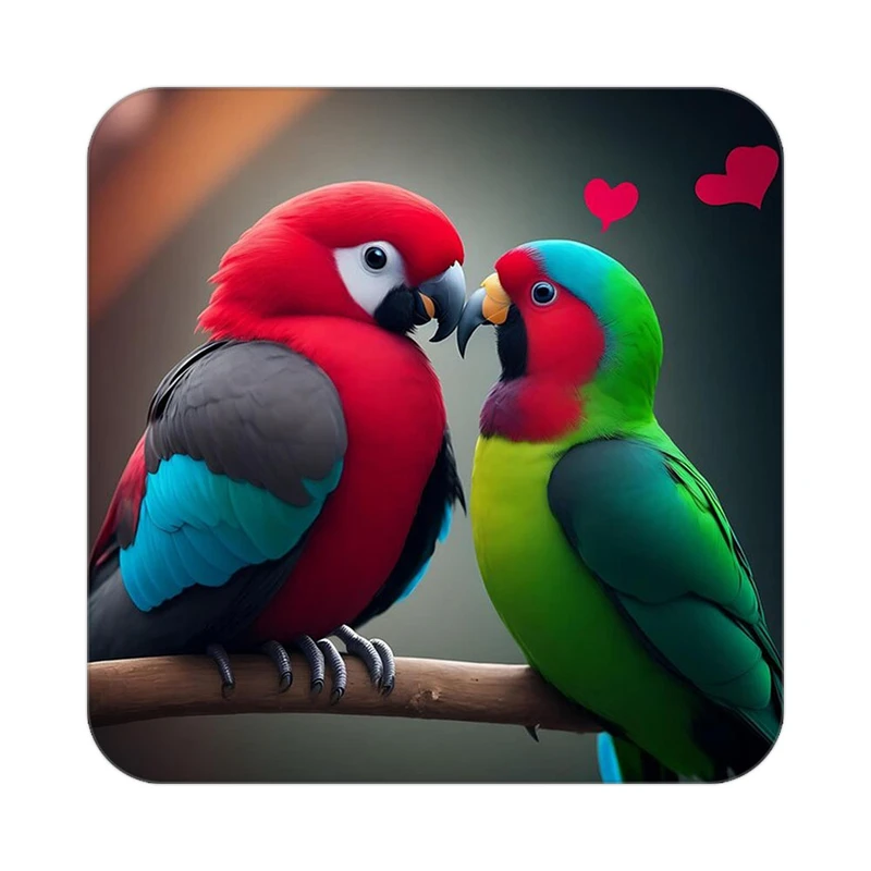 زیر لیوانی کاکتی طرح حیوانات رنگی مدل mp26492