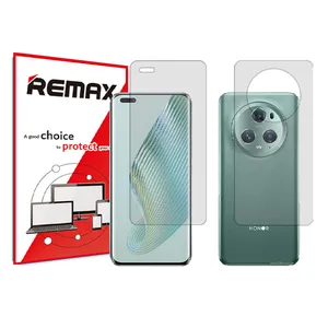 Remax clear screen protector HyGEL model suitable for Honor Magic5 Pro mobile phone along with back protector