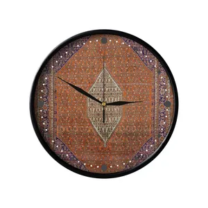 ساعت دیواری مدوپد طرح قالی بیجار مدل C-bijar10