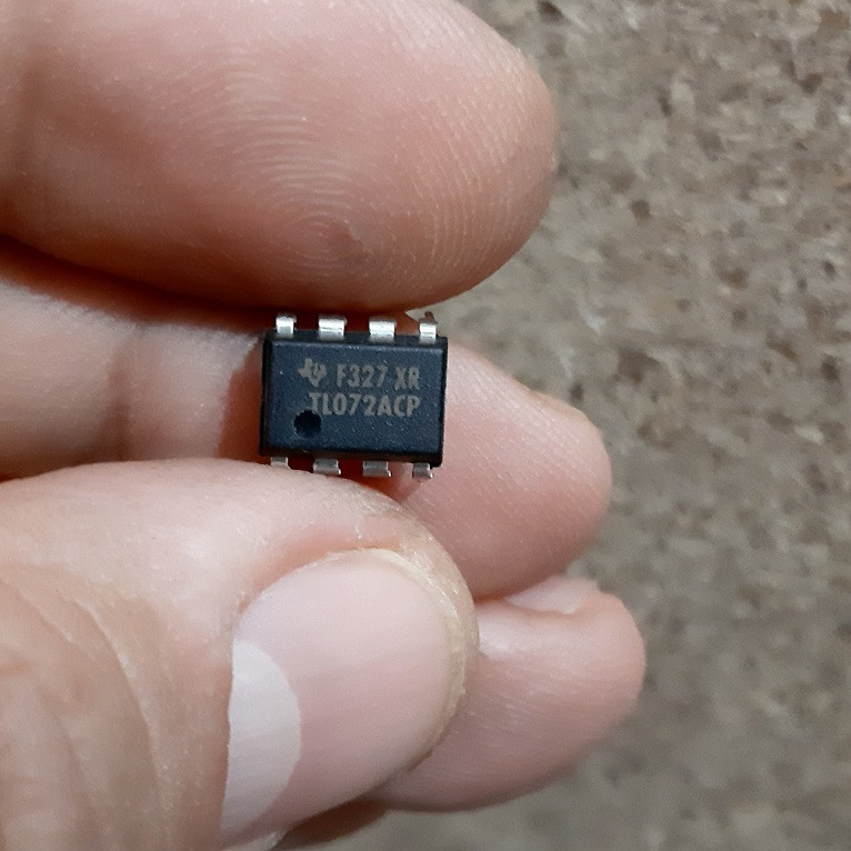 آی سی اپ امپ تگزاس اینسترومنتس مدل TL072 ACP بسته 2 عددی