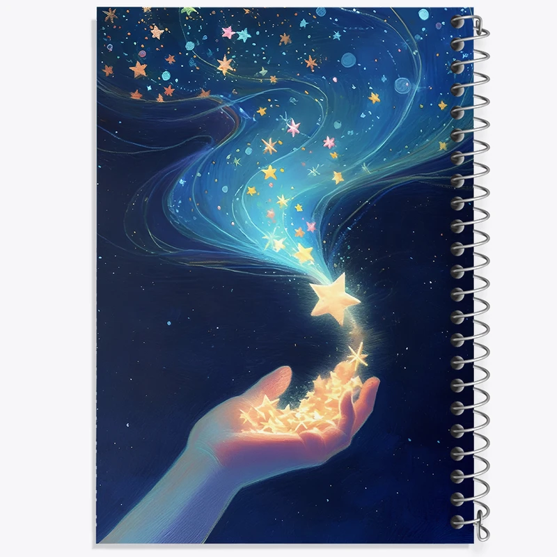 دفتر لیست خرید 50 برگ خندالو طرح آسمان شب کد N3063