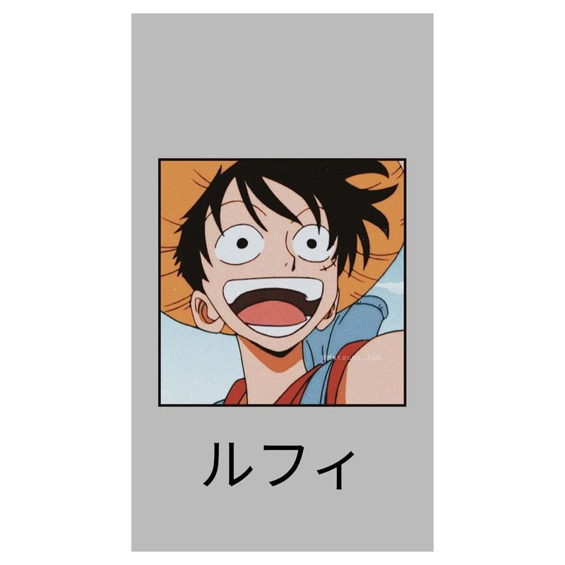 استیکر لپ تاپ و موبایل مدل انیمه طرح مانکی دی لوفی کد 165