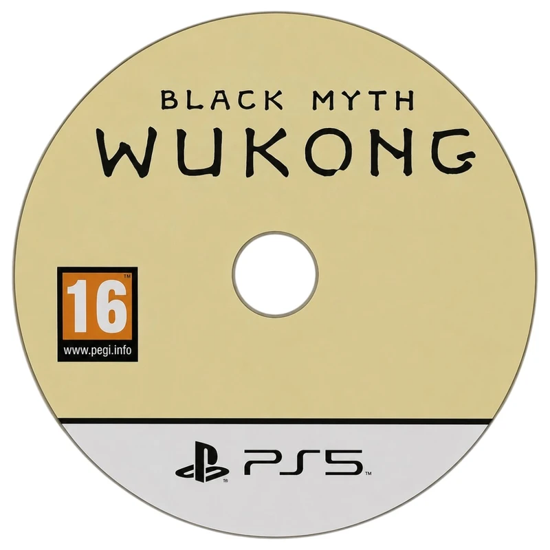 زیر لیوانی مدل دیسک بازی PS5 طرح Wukong