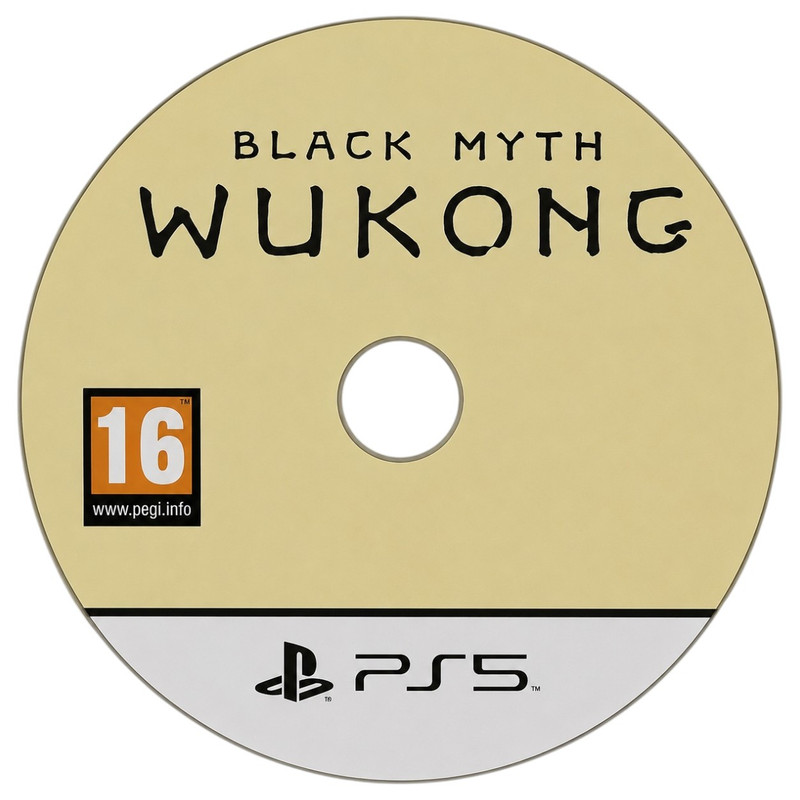 زیر لیوانی مدل دیسک بازی PS5 طرح Wukong