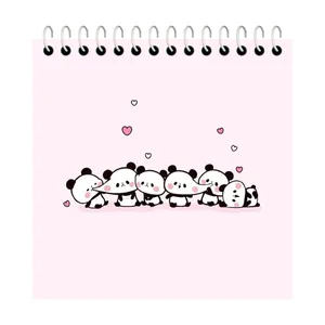 دفترچه یادداشت 50 برگ آلبالو مدل پاندا فانتزی کد 4084