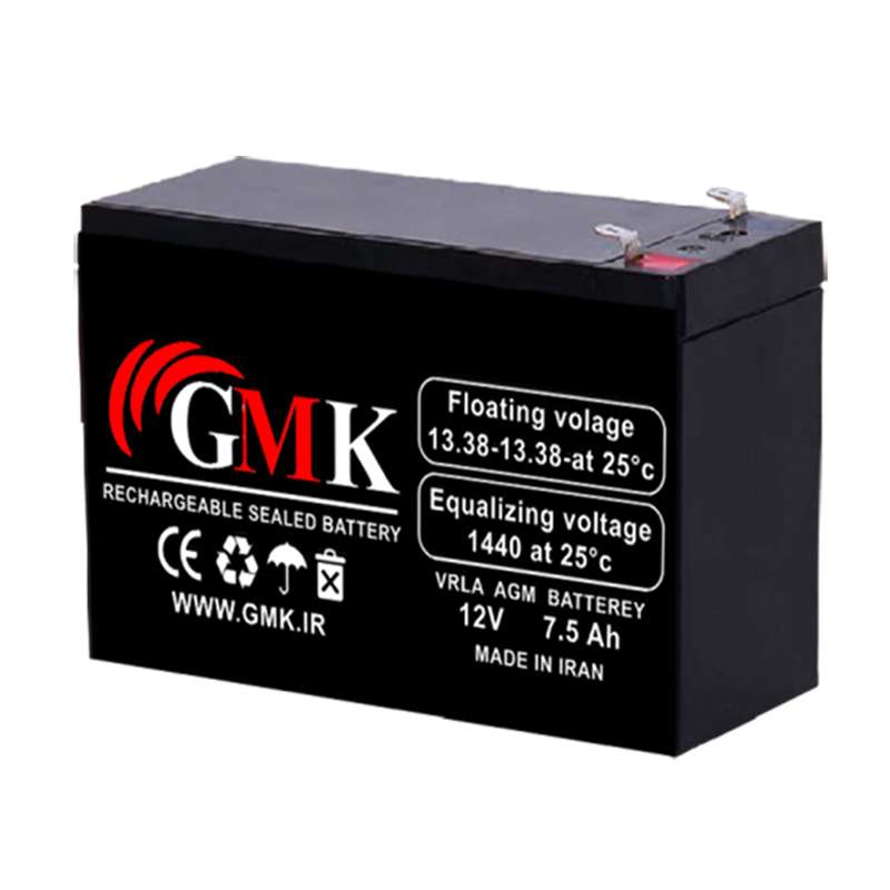 باطری دزدگیر جی ام کا مدل 7.5 آمپر باطری دزدگیر جی ام کا مدل 7.5 آمپر