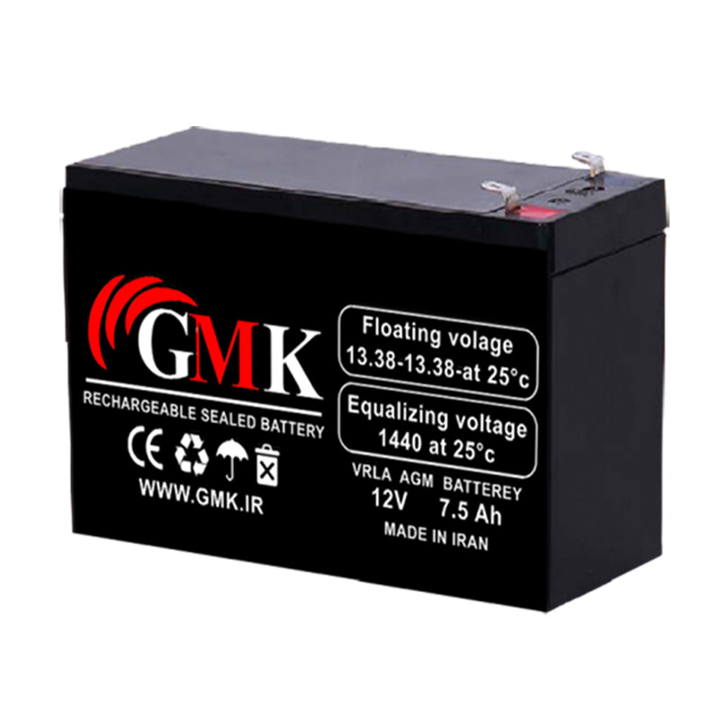 باطری دزدگیر جی ام کا مدل 7.5 آمپر باطری دزدگیر جی ام کا مدل 7.5 آمپر