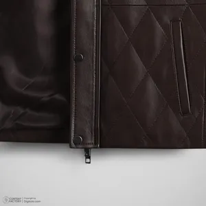 پافر مردانه چرم مشهد مدل W0519