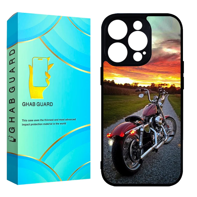 کاور قاب گارد طرح موتور مدل GCHP14P مناسب برای گوشی موبایل اپل iPhone 14 Pro