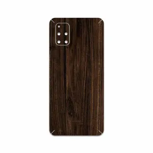MAHOOT Dark Walnut Wood Cover Sticker for Samsung Galaxy M51